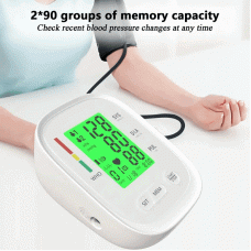 Rechargeable Arm Voice Blood Pressure Measuring Device, Home Medical Blood Pressure Measuring Machine Electronic Blood Pressure Monitor