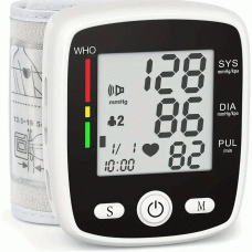 Rechargable Blood Pressure Monitor, Wrist Blood Pressure Cuff Monitor 