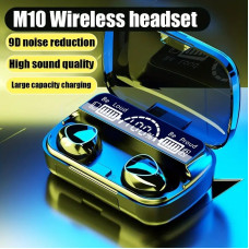 New M10 TWS Earphones 2200mAh Charging Box Wireless Headphone Stereo Wireless Headset With Microphone Sports Waterproof Earbuds
