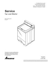 Amana RS310007 Top Load Washer Service Manual