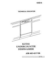 KitchenAid KUD-24 Undercounter Dishwasher Manual