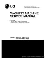 LG WM3360H Washing Machine Service Manual