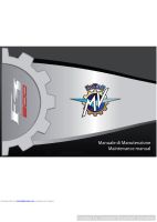 MV Agusta F3 800 Maintenance Manual