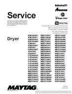 Maytag Amana ADE7005AK Dryer Service Manual