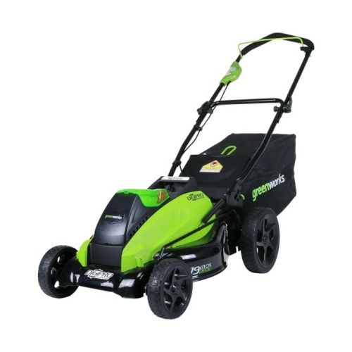 Greenworks 19" 40 Volt Battery Powered Push Walk-Behind Mower