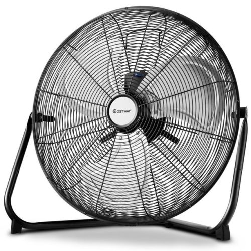 Costway 20'' High Velocity Fan Commercial Industrial Grade 3-Speed Floor Fan 360 degree