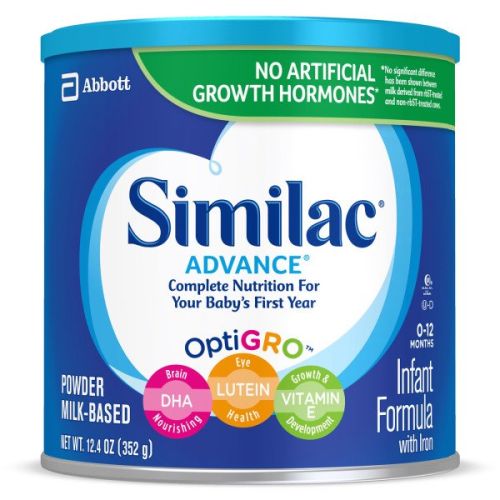 Similac Advance Powder Baby Formula, 12.4 oz Can