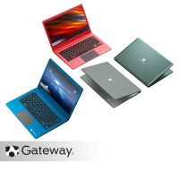 Gateway 11.6" Ultra Slim Notebook, HD, Intel® Celeron®, Dual Core, 64GB Storage, 4GB RAM, Mini HDMI, 1.0MP Webcam, Windows 10 S, Microsoft 365 Personal 1-Year Included, Blue