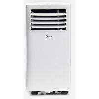 Midea 7,000 BTU (10,000 BTU ASHRAE) 115V Portable Air Conditioner with Comfort Sense Remote, White, MAP07R1WWT