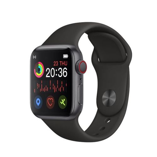 Apple Watch Series 7 GPS, 41mm Midnight Aluminum Case with Midnight Sport Band - Regular