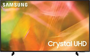 SAMSUNG 65-Inch Class Crystal UHD AU8000 Series - 4K UHD HDR Smart TV with Alexa Built-in (UN65AU8000FXZA, 2021 Model), Black