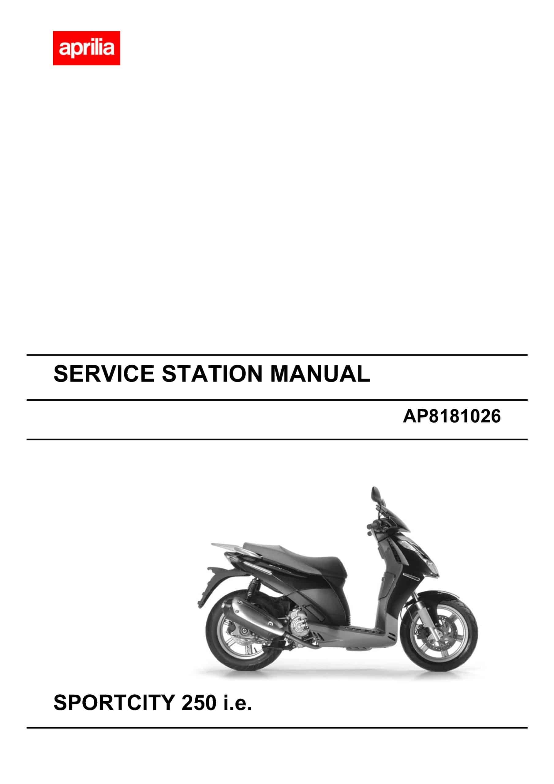Aprilia Sportcity 250 Service Manual